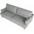 Canap 3 places de luxe Howard Watford - Gris