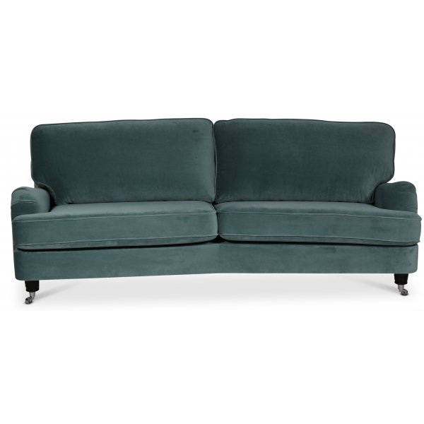 Kvarsebo Howard 3-sits svängd soffa - Mintgrön (Sammet) Kvarsebo Howard 3-sits svängd soffa - Mintgrön (Sammet)