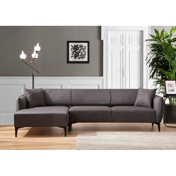 Canapé divan Belissimo - Gris foncé Canapé divan Belissimo - Gris foncé