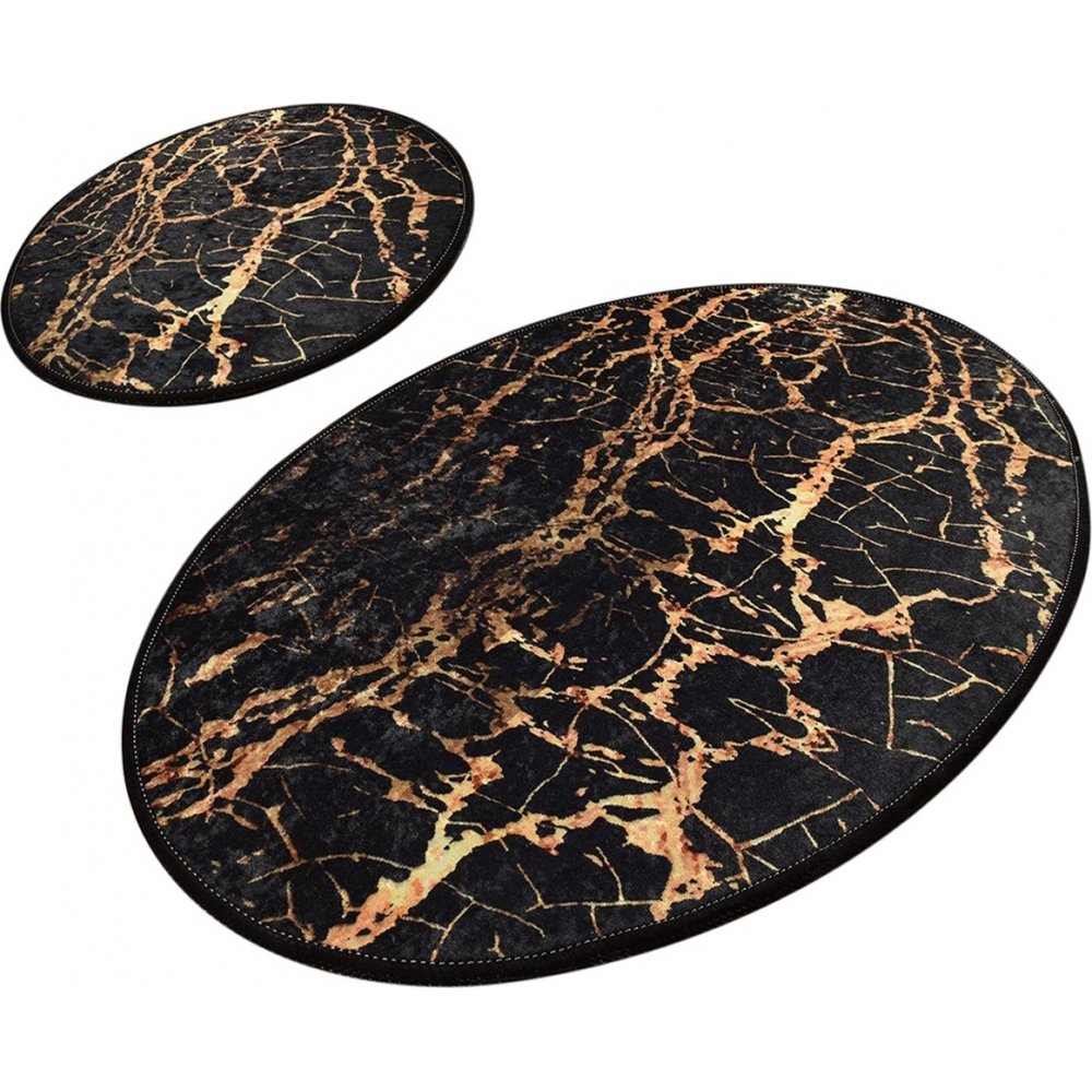 Goldes badrumsmatta set (2 st) - 50 x 60 cm (1 st) / 60 x 100 cm (1 st) - Badrumsmattor, Mattor