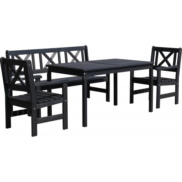 Bankgroep Europa - Klassiek zwart + Vlekverwijderaar voor meubels