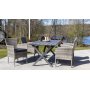 Scottsdale utematgrupp med 4 st ftljer och matbord 150 cm - Gr