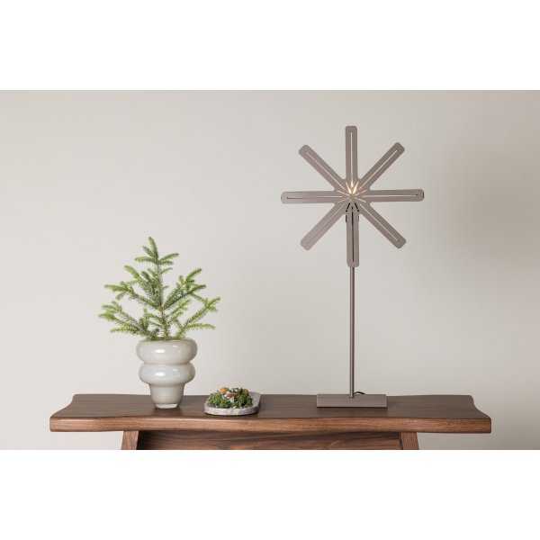 Sfsen adventsstjrna golvlampa - Svart/Mocca