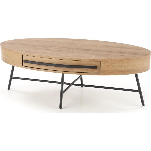 Table basse Carolina 120 x 60 cm - Chêne/noir Table basse Carolina 120 x 60 cm - Chêne/noir