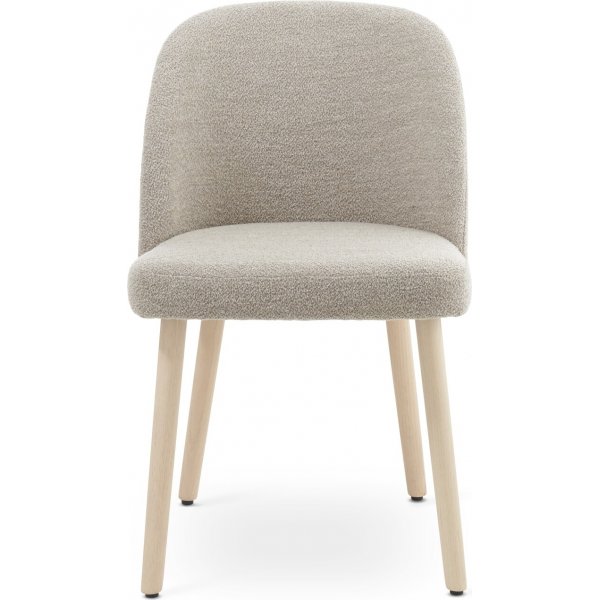 Chaise de salle à manger Anne - Bouclé beige Chaise de salle à manger Anne - Bouclé beige