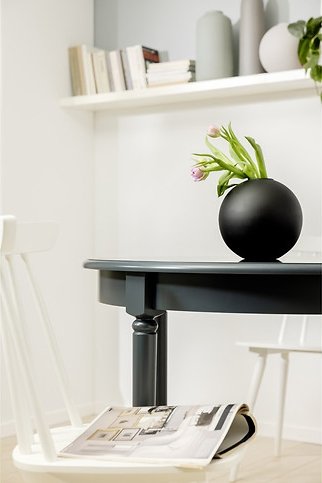 Table à manger Lucan 4 95-195 x 95 cm - Graphite Table à manger Lucan 4 95-195 x 95 cm - Graphite