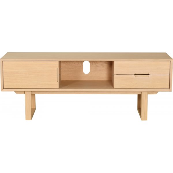 Tanum TV-bänk - Vitpigmenterad lackad ekfanér Tanum TV-bänk - Vitpigmenterad lackad ekfanér