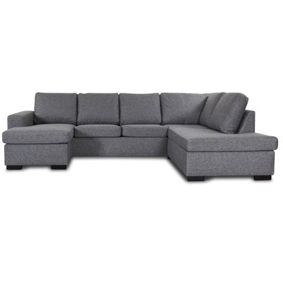 Solna U-soffa 304 cm - Höger + Fläckborttagare för möbler