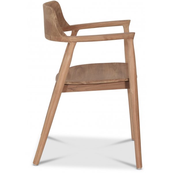 Caraca karmstol i teak + Möbeltassar Caraca karmstol i teak + Möbeltassar