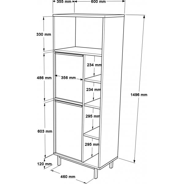 Armoire Ocan 10A - Blanc