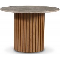 Sumo matbord Ø105 cm - Oljad ek / Beige Empradore Sumo matbord Ø105 cm - Oljad ek / Beige Empradore