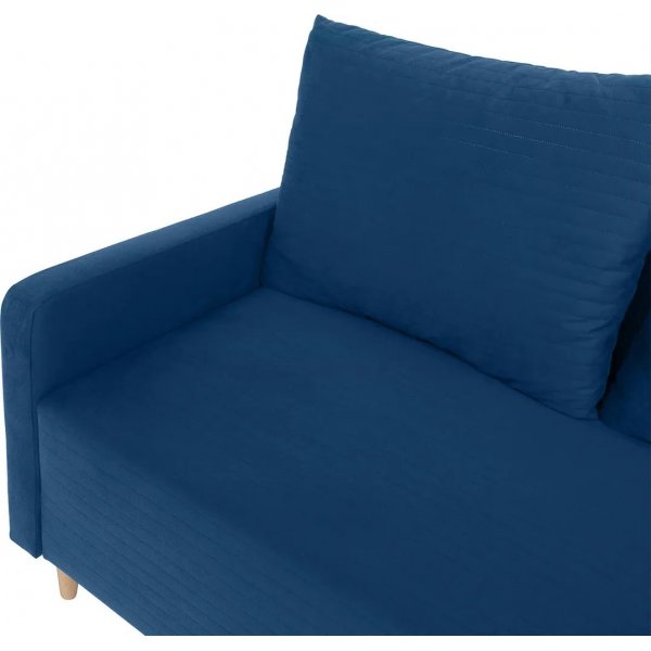 Canapé-lit 3 places Sigma - Bleu Canapé-lit 3 places Sigma - Bleu