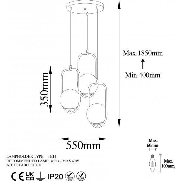 Plafonnier Helper 13449 - Blanc Plafonnier Helper 13449 - Blanc