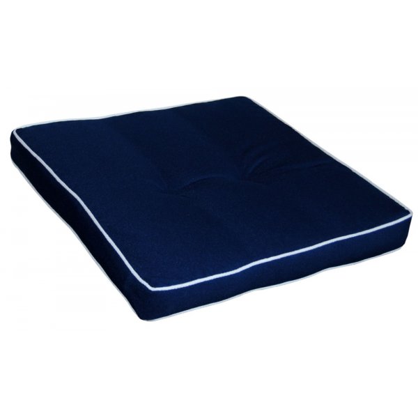 Excellent coussin de si�ge 50x50 cm - Bleu