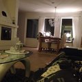 Kundbild Morgan soffbord - Vit: Njuter i soffan av vårt vardagsrum...
