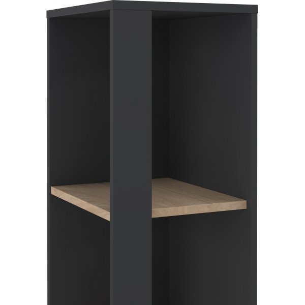 Sign hörnbokhylla - Mattgrå/hickory Sign hörnbokhylla - Mattgrå/hickory