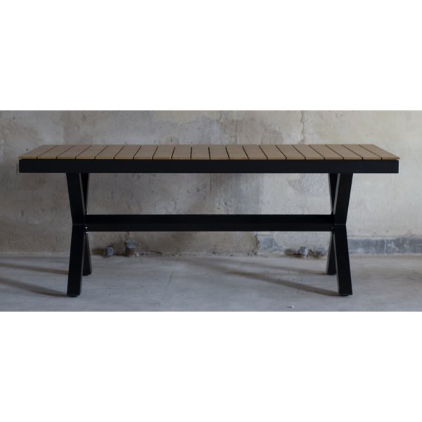Bologna matbord 200-240 cm - Svart / Ek (Aintwood) + Textilskydd fr mbler