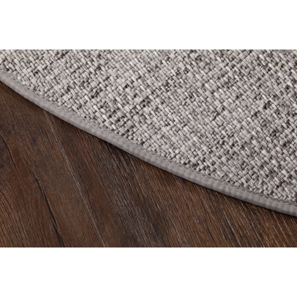 Capri plat geweven vloerkleed Grijs