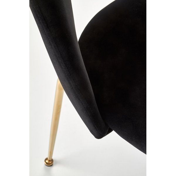 Chaise de salle  manger Cadeira 385 - Noir