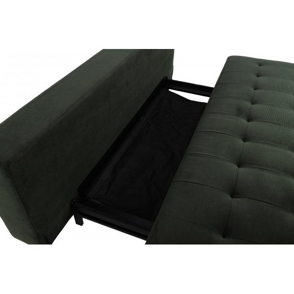 Blain 3-sits bäddsoffa - Grön Blain 3-sits bäddsoffa - Grön