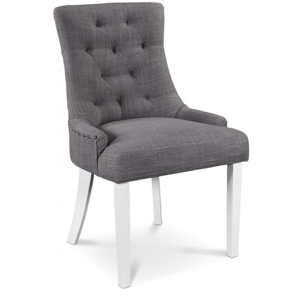 Ventos matgrupp inklusive 6 st Tuva stolar i gr�tt tyg