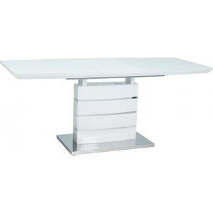 Table  manger Leonardo 140-180 cm - Blanc