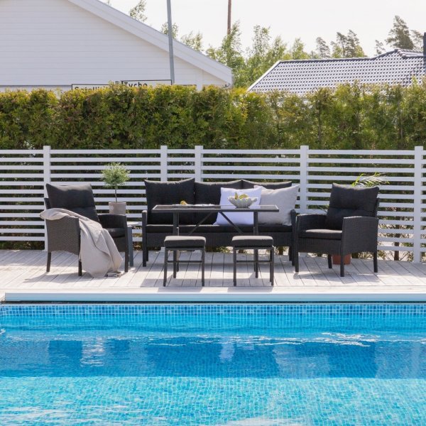 Groupe de canapés Knock - Noir Groupe de canapés Knock - Noir