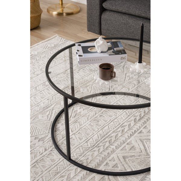 Table basse Spree 80 cm - Noir