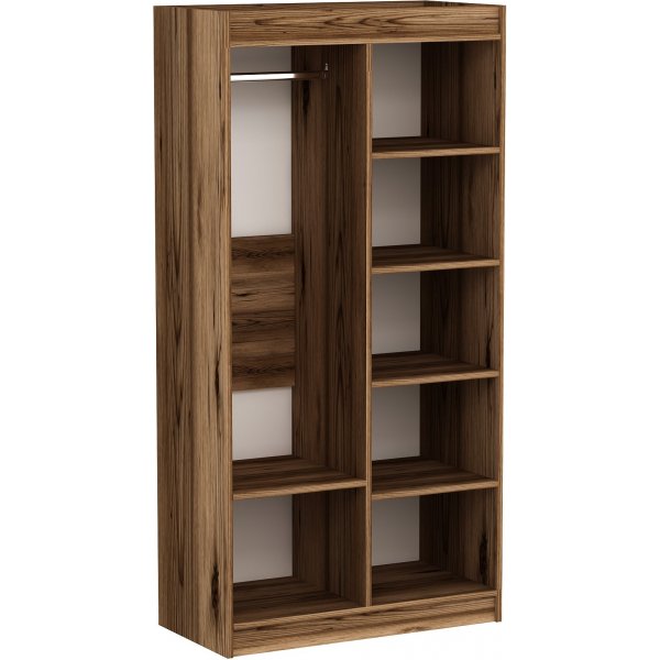 Armoire Akser - Noyer clair/beige Armoire Akser - Noyer clair/beige