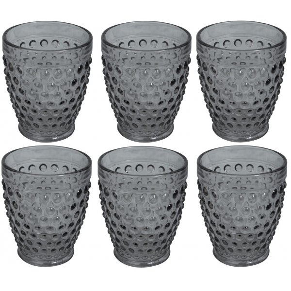 Bubbel drinkglas (rkfrgat glas) 300ml - 6-pack
