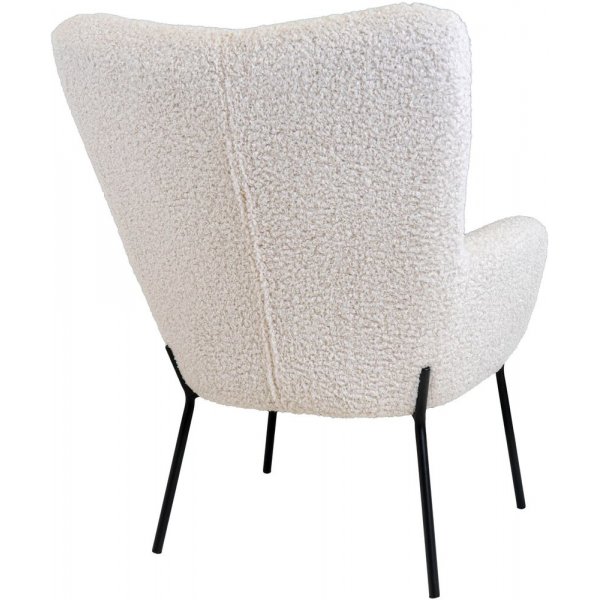 Fauteuil Glasgow - Blanc/noir Fauteuil Glasgow - Blanc/noir
