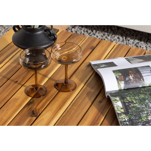 Table basse Penh 100 x 65 cm - Acacia/noir Table basse Penh 100 x 65 cm - Acacia/noir