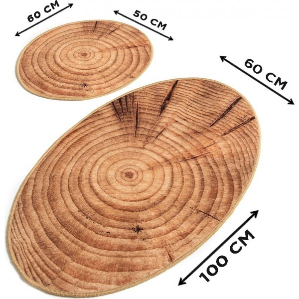 Houten badkamerkleed Houten badkamerkleed