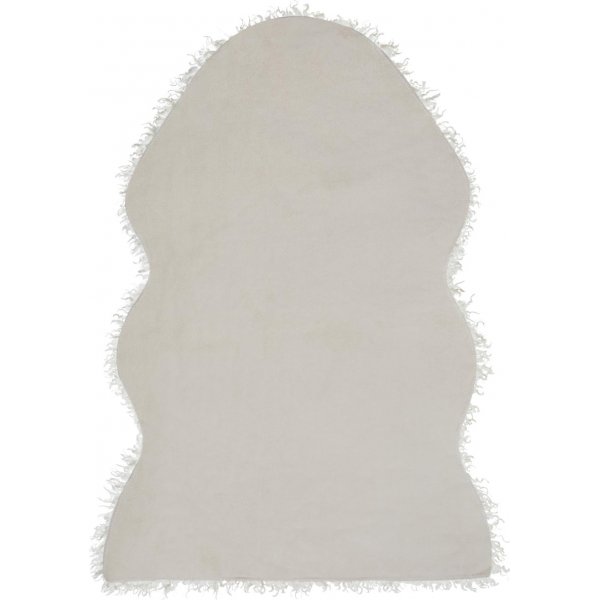 Wolachtig imitatiebont Beige - 60 x 90 cm Wolachtig imitatiebont Beige - 60 x 90 cm