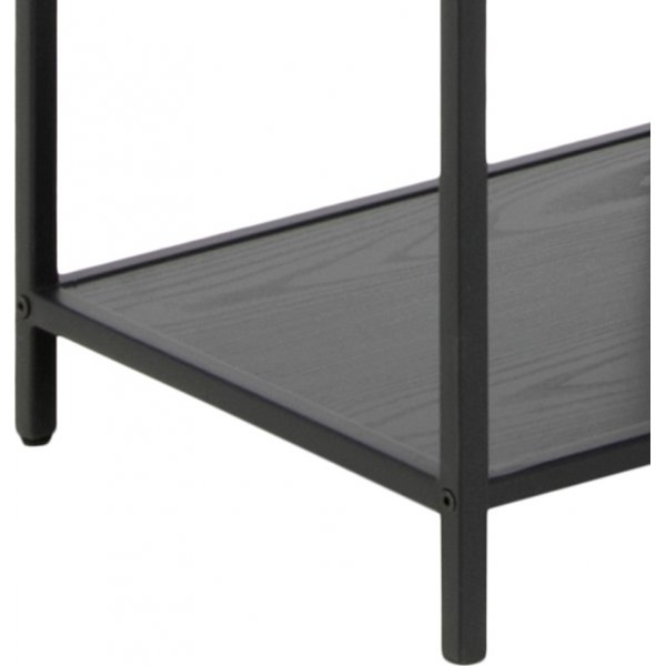 Seaford bokhylla asymmetrisk 77x185 cm - Svart Seaford bokhylla asymmetrisk 77x185 cm - Svart