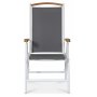 Ekens positionsstol vit aluminium - Polywood + Flckborttagare fr mbler