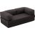 Comfort 3-sits bddsoffa - Antracit