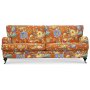 Savoy 3-sits soffa med blommigt tyg - Havanna Terracotta