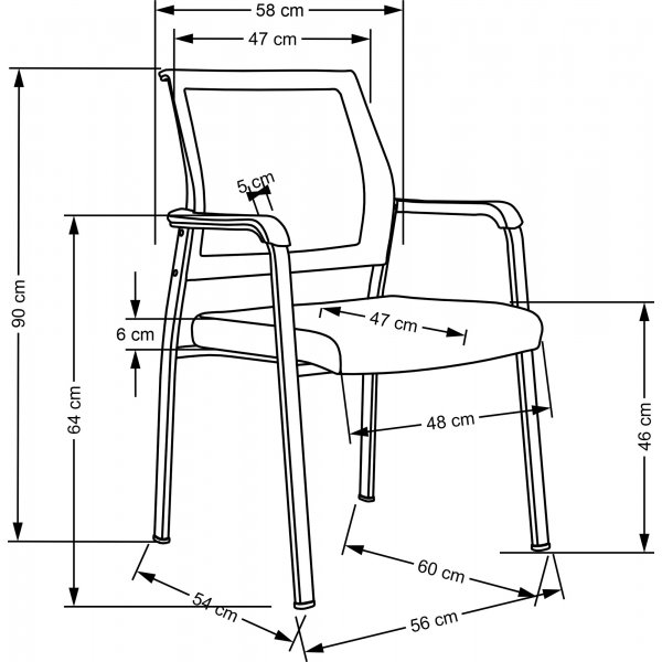 Fauteuil Bergen - Noir Fauteuil Bergen - Noir