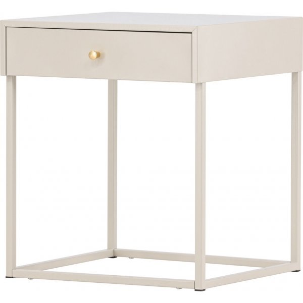 Bakal sängbord 43 x 50 cm - Beige Bakal sängbord 43 x 50 cm - Beige