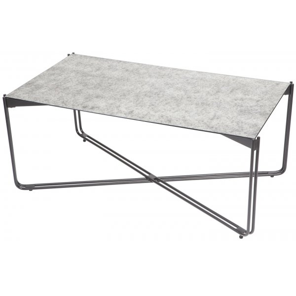 Soffbord 110x60 cm - Antikfärgad spegelglas Soffbord 110x60 cm - Antikfärgad spegelglas