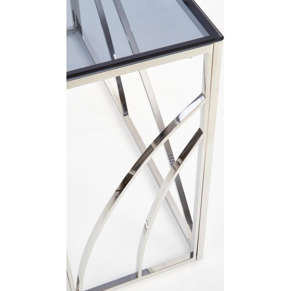 Table console Hibura 120x 40 cm - Argent