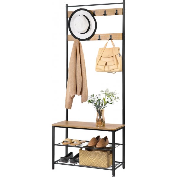 Meuble d'entrée Kuranda - Beige/noir Meuble d'entrée Kuranda - Beige/noir