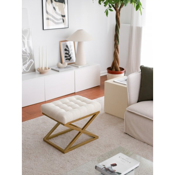 Pouf Altin - Crème Pouf Altin - Crème