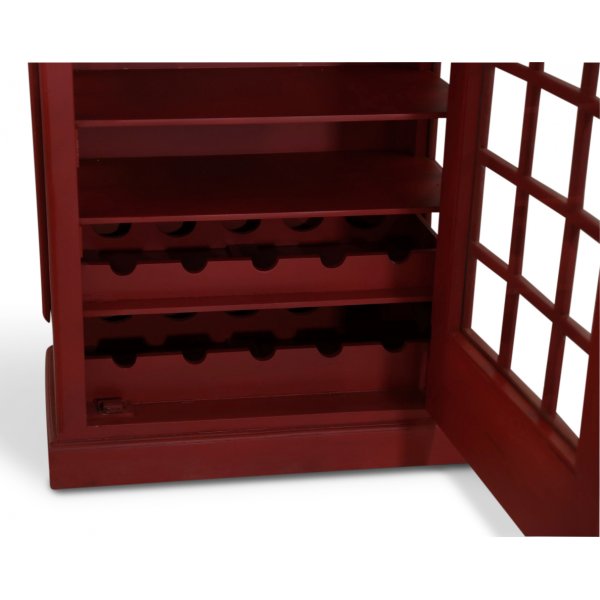 Barskåp telefonkiosk - Röd Barskåp telefonkiosk - Röd