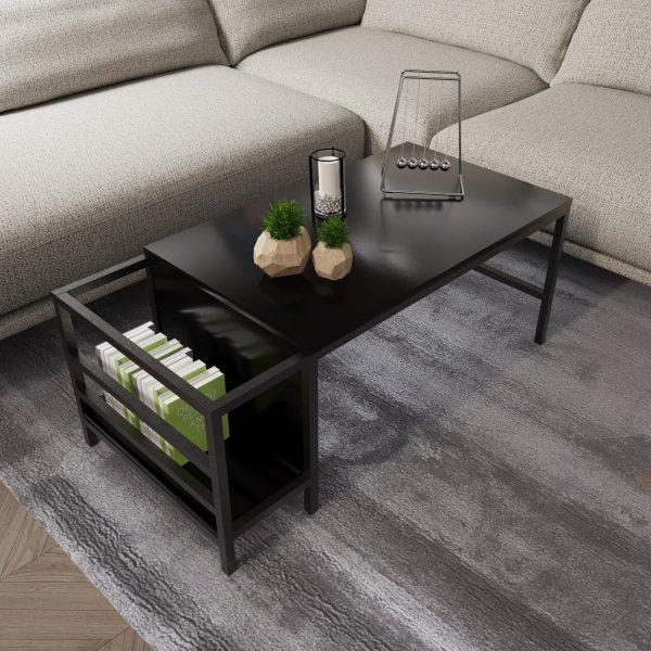 Contempo soffbord&nbsp;110 x 60 cm - Svart