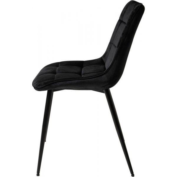 Lenard matstol - Svart sammet Lenard matstol - Svart sammet
