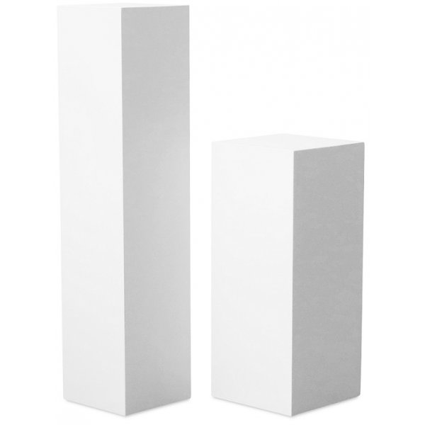 Guéridon LineDesign bois 60 cm - Blanc Guéridon LineDesign bois 60 cm - Blanc