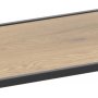 Seaford steghylla 77x174 cm - Ek/svart