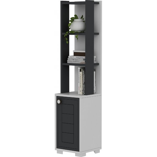 Bibliothèque Canard - Blanc/anthracite Bibliothèque Canard - Blanc/anthracite